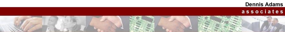 Dennis Adams Associates Limited. ensuring that Information Technology systems are Production-Ready. Providing consultancy services to IT Production Managers to enable them to better manage IT Production using Metrics, Operational Tools, Processes and Procedures and Standards or MOPS.